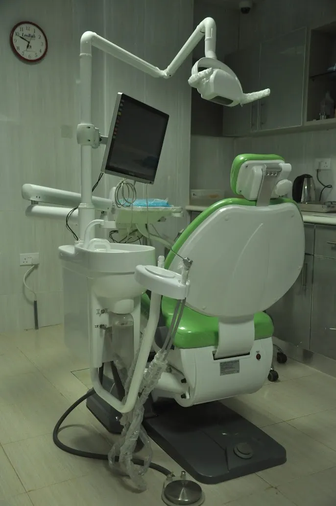 Dental chair and equipment at SamJ Hospital