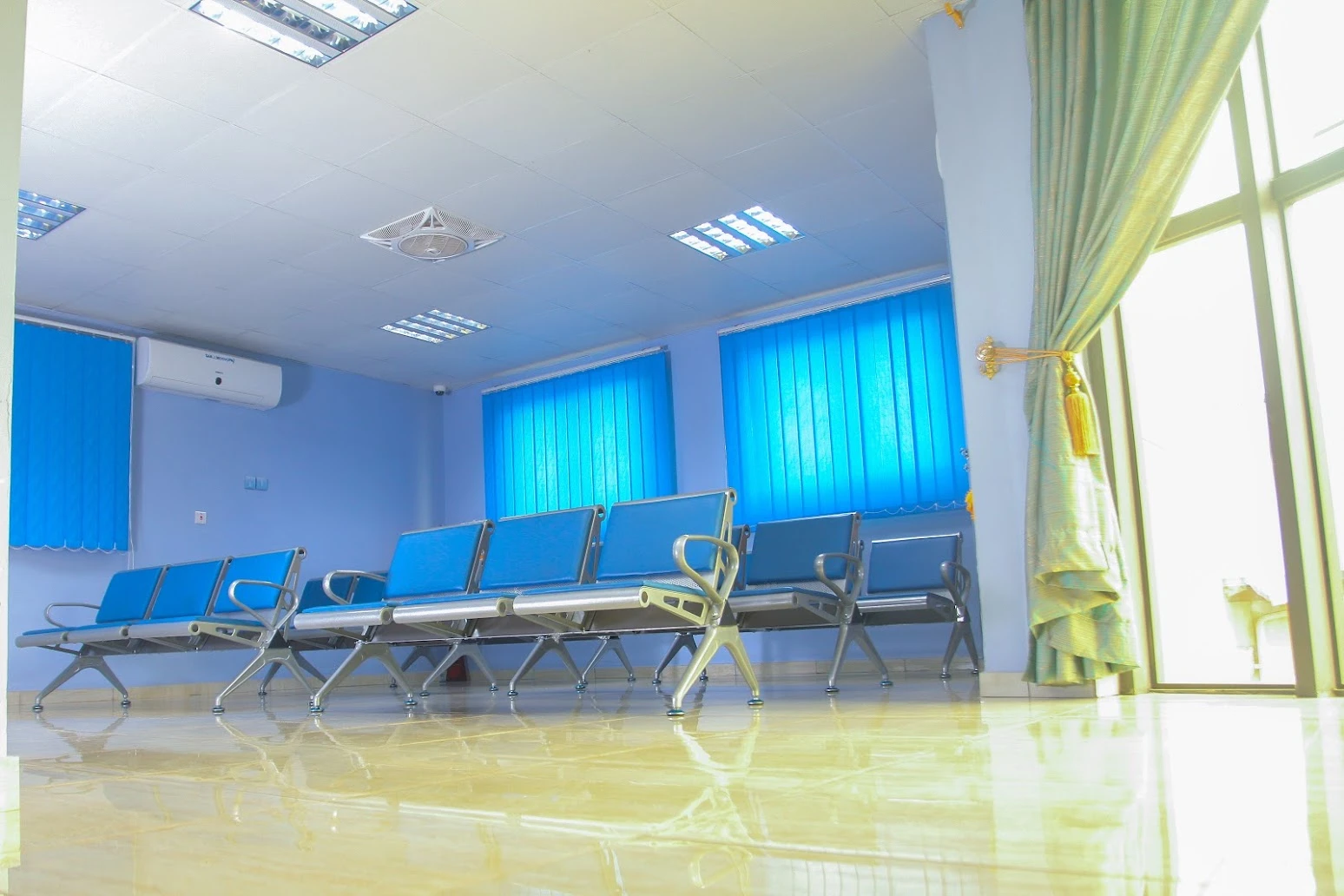 Seating in the hospital waiting area